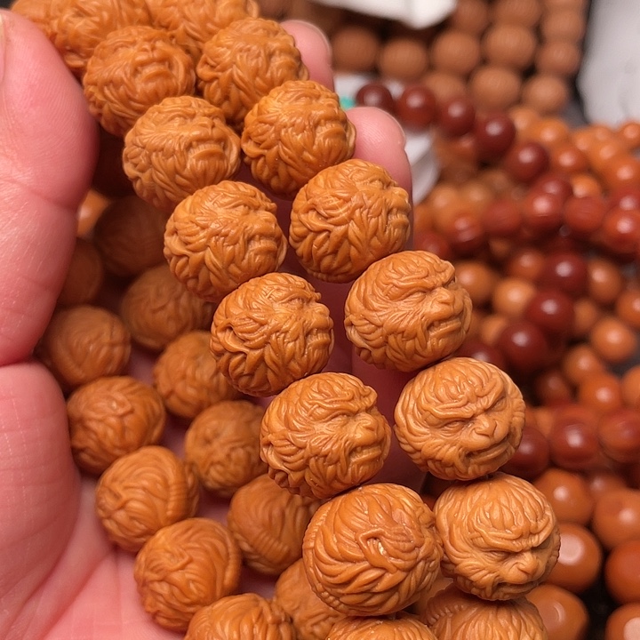 猴头核桃手串平*黑