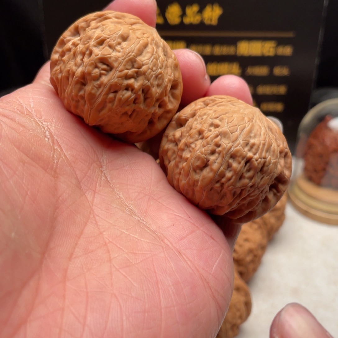 文玩核桃把件40尺全品铁锤