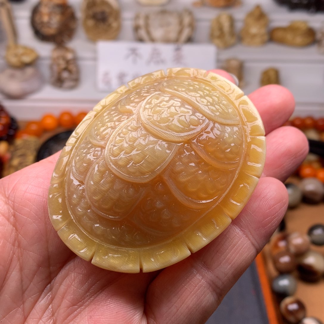 驼骨其他驴蹄手把件 