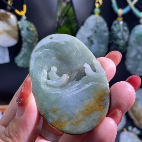 【闪购商品】颈饰未镶嵌翡翠悟道