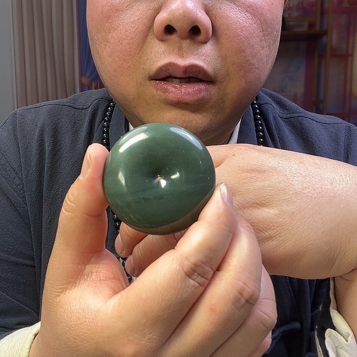 和田玉未镶嵌颈饰54平安扣