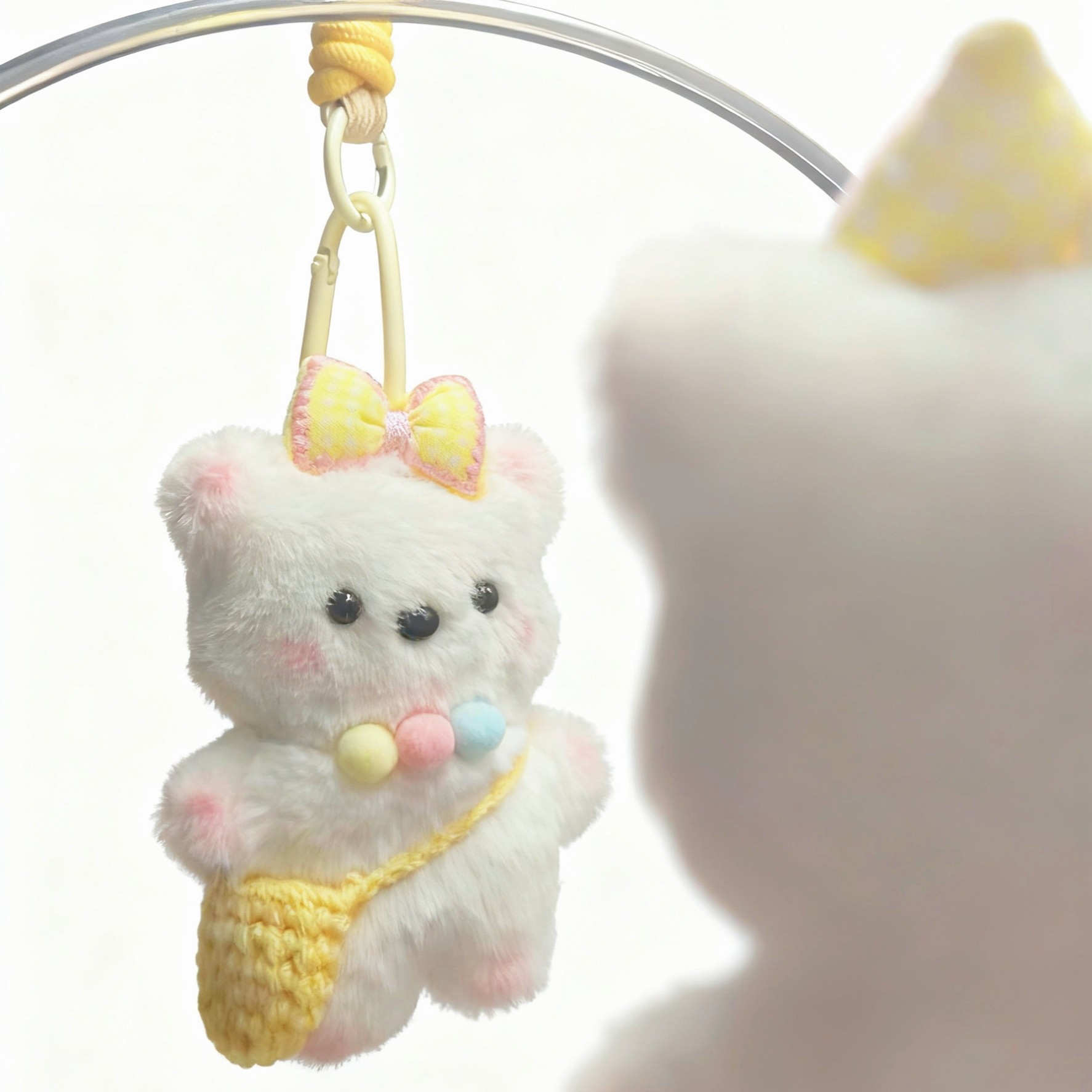 【直播间专属】毛绒挂件可爱吱吱叫钥匙扣包挂