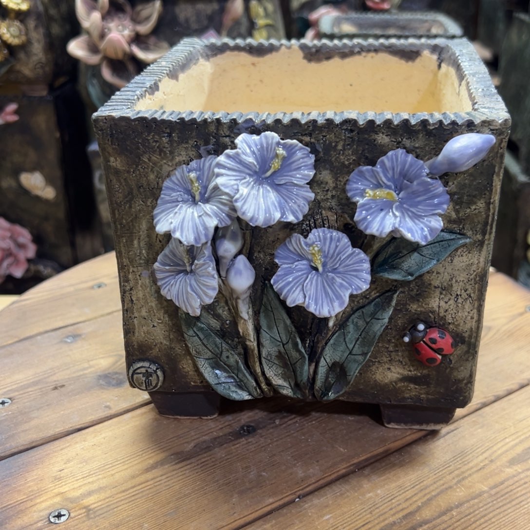 红陶青藤多肉花盆