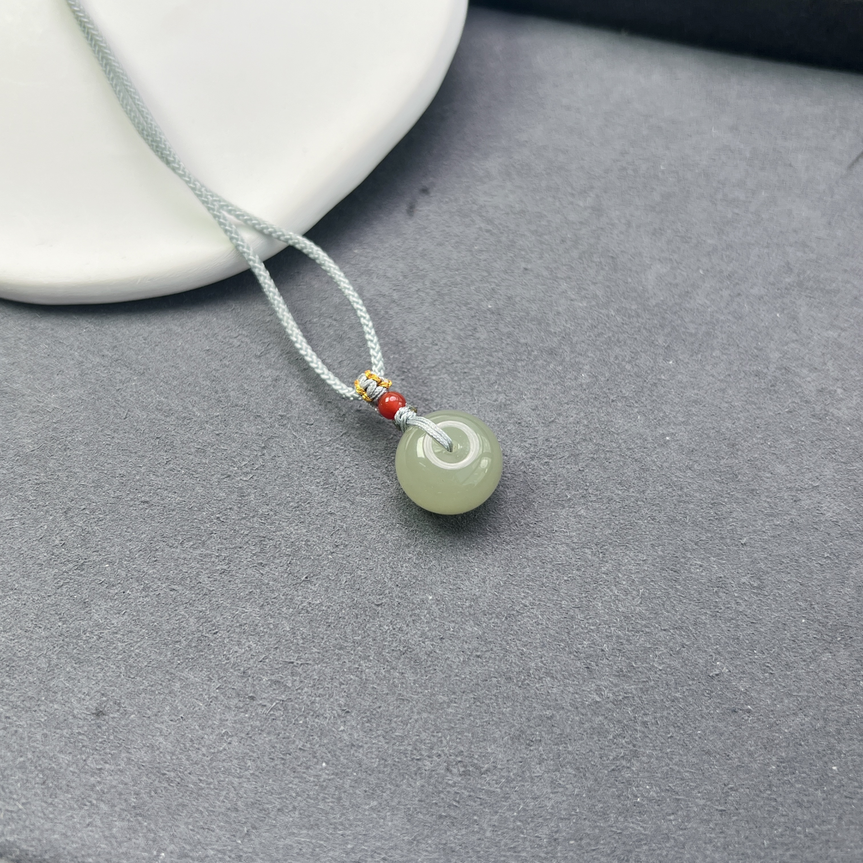 和田玉小胖墩平安扣