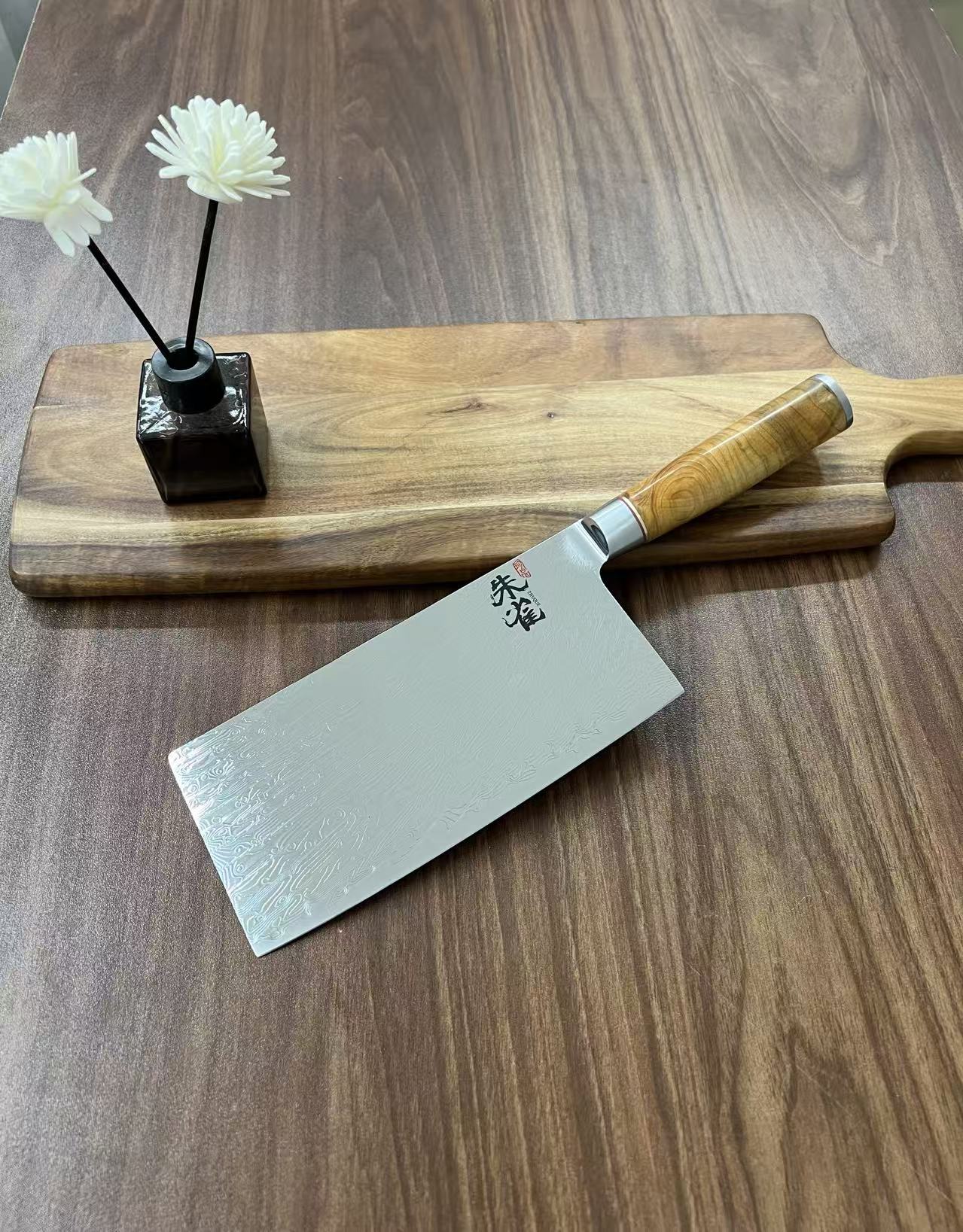 外贸尾单  朱雀系列 大马士家用日式大菜刀不可砍剁任何骨头