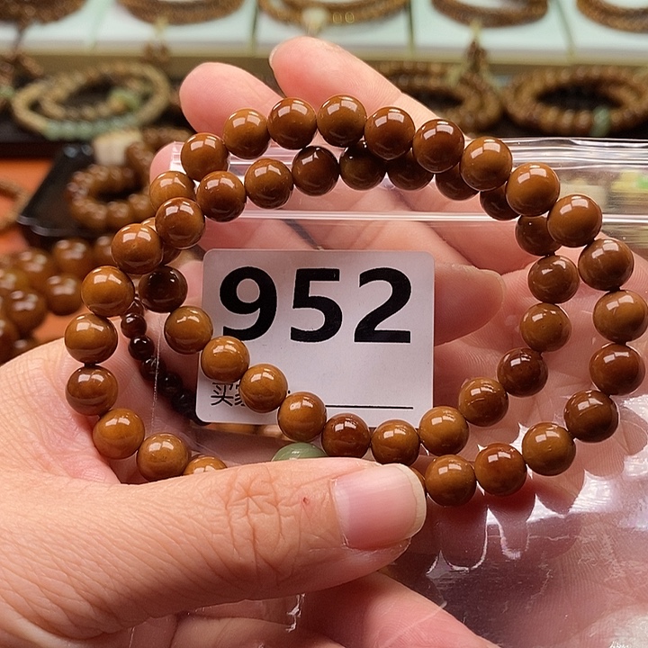 聪****库克手串0.8圆珠双圈50颗