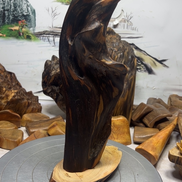 用***8木一物一拍60摆件