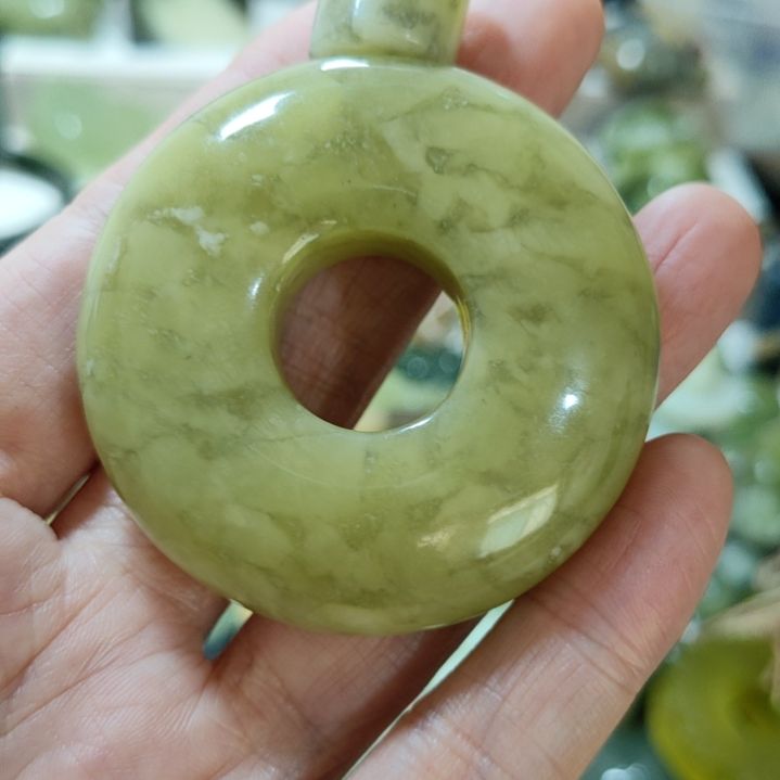 岫玉平安扣未镶嵌