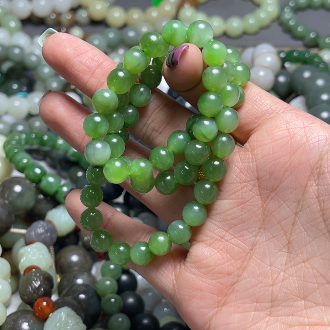 和田玉手链未镶嵌