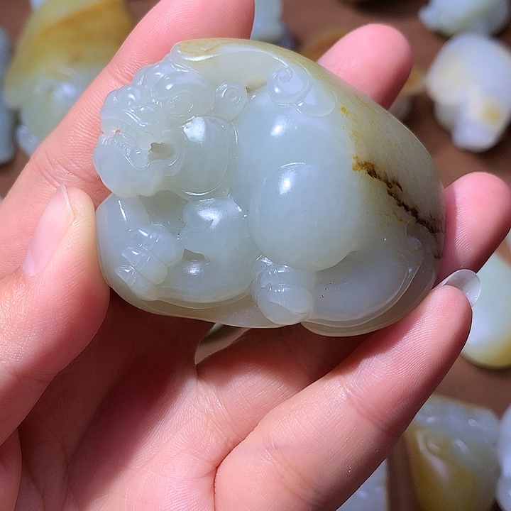 别***鲲和田玉未镶嵌颈饰