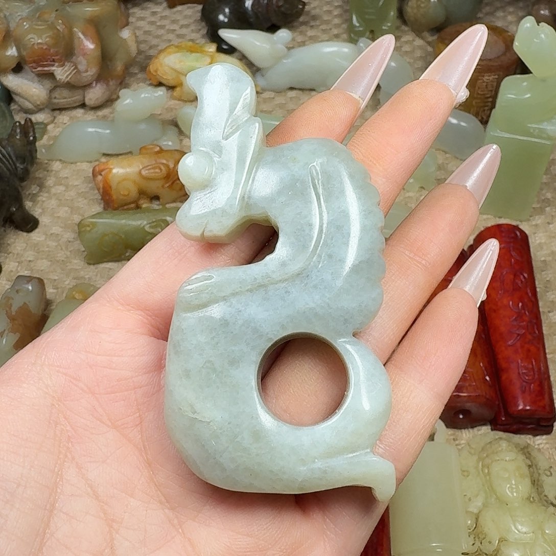 白玉菩提吊坠挂件