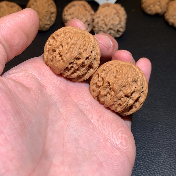 文玩核桃把件磨盘34