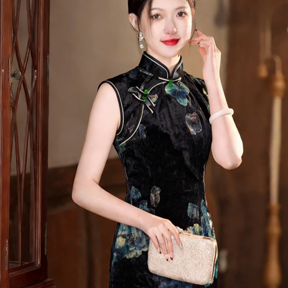 9900-2026年新款年轻款夏季中国风优雅修身显瘦日常旗袍