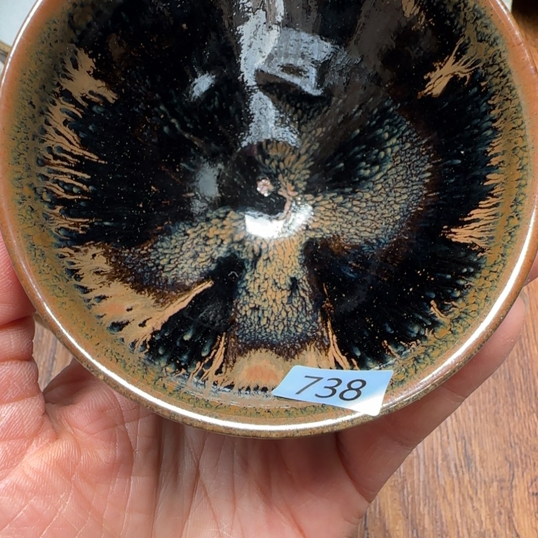 柴烧建盏茶盏茶杯201