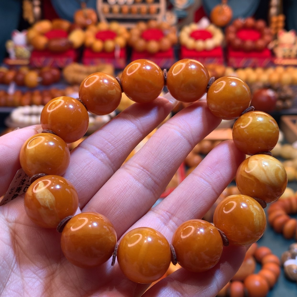 【闪购商品】蜜蜡手串未镶嵌蜜蜡手串