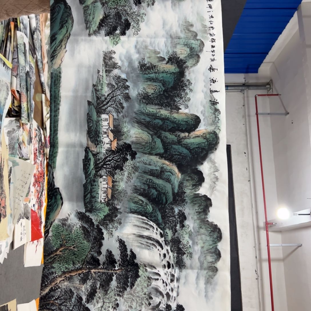 国画国画作品画心一张