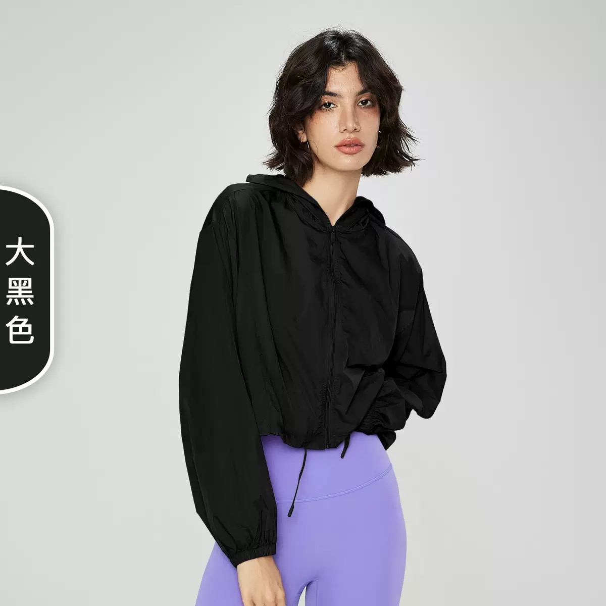 ADWT41026  夏季福利轻量化撞色防晒衣短款 富婆推荐必入款