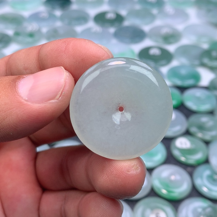 翡翠未镶嵌颈饰缅甸天然A货翡翠32.8-6.1