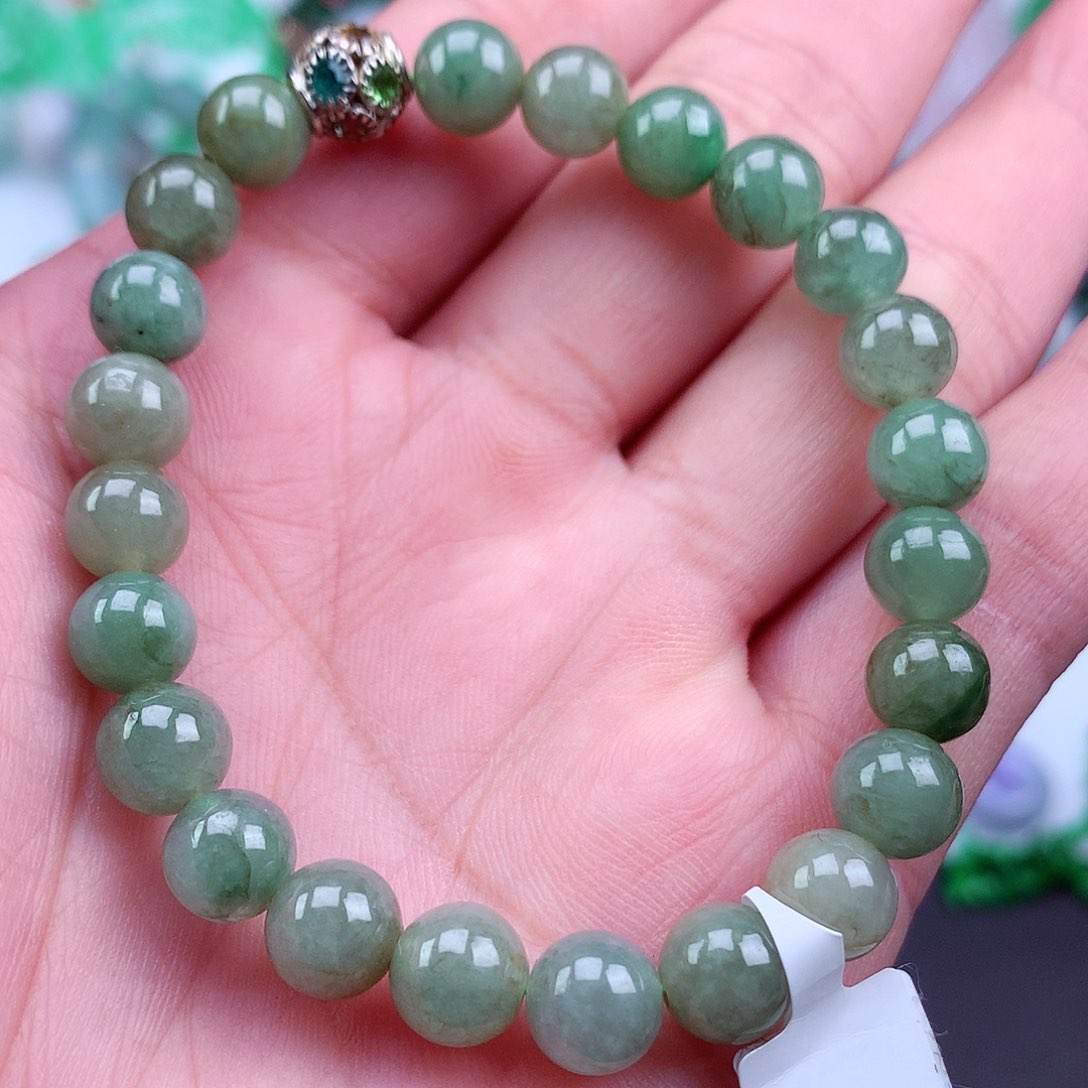 未镶嵌手链翡翠手串