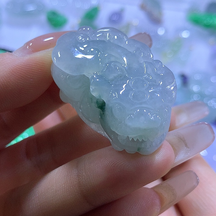 翡翠未镶嵌颈饰天然翡翠A货吊坠