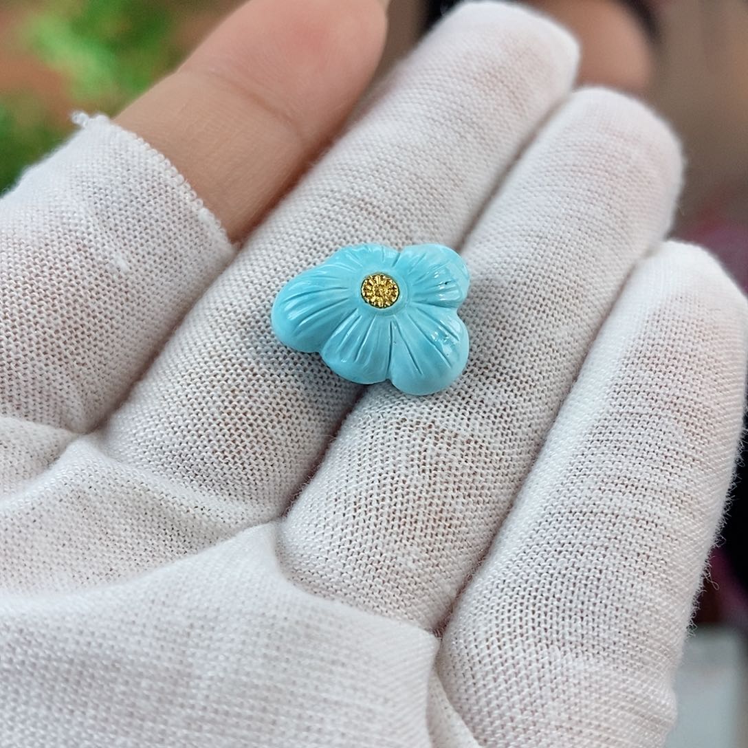 绿松石珠宝奇石未镶嵌