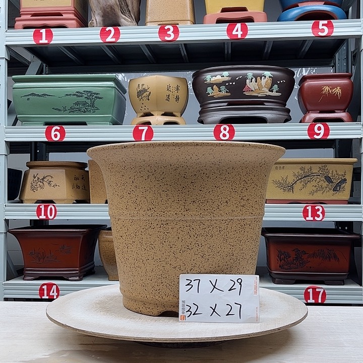 紫砂花盆紫砂花盆