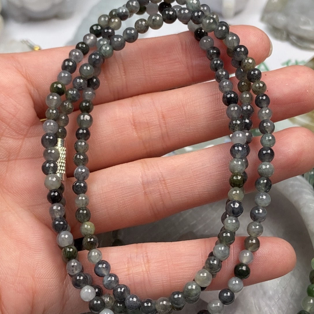 都***堰翡翠未镶嵌颈饰翡翠