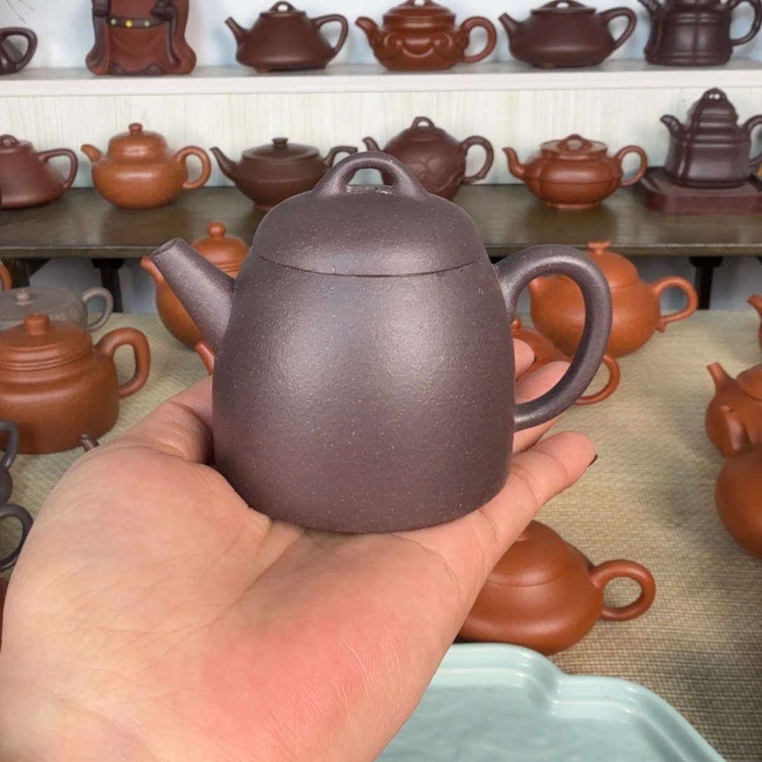 紫砂茶壶金钟容量100