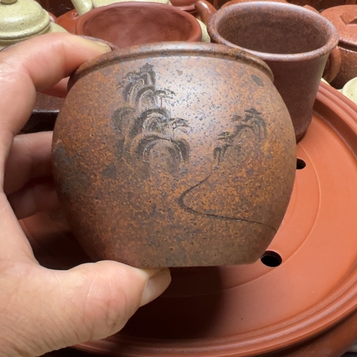 紫砂茶壶宜兴原矿紫泥