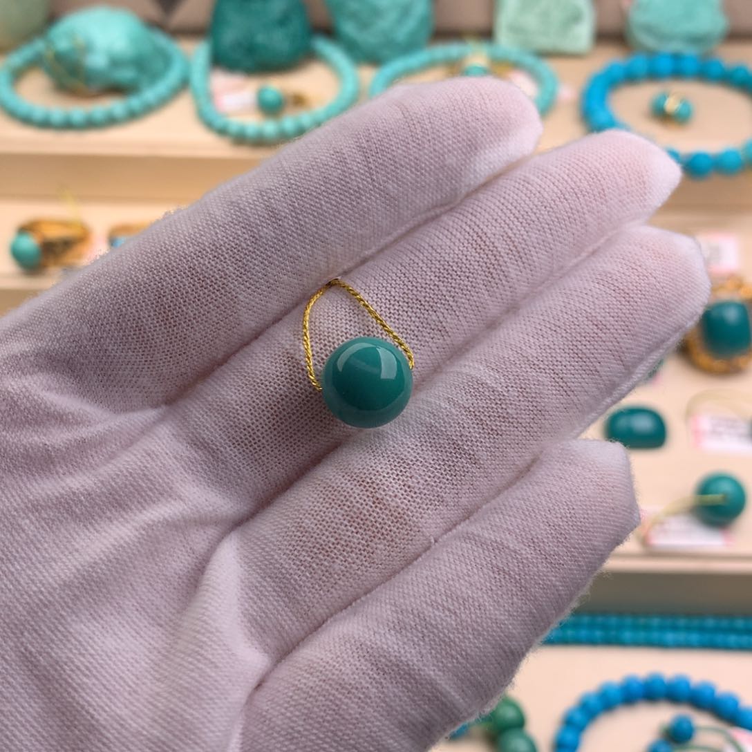 绿松石珠宝奇石未镶嵌10.6