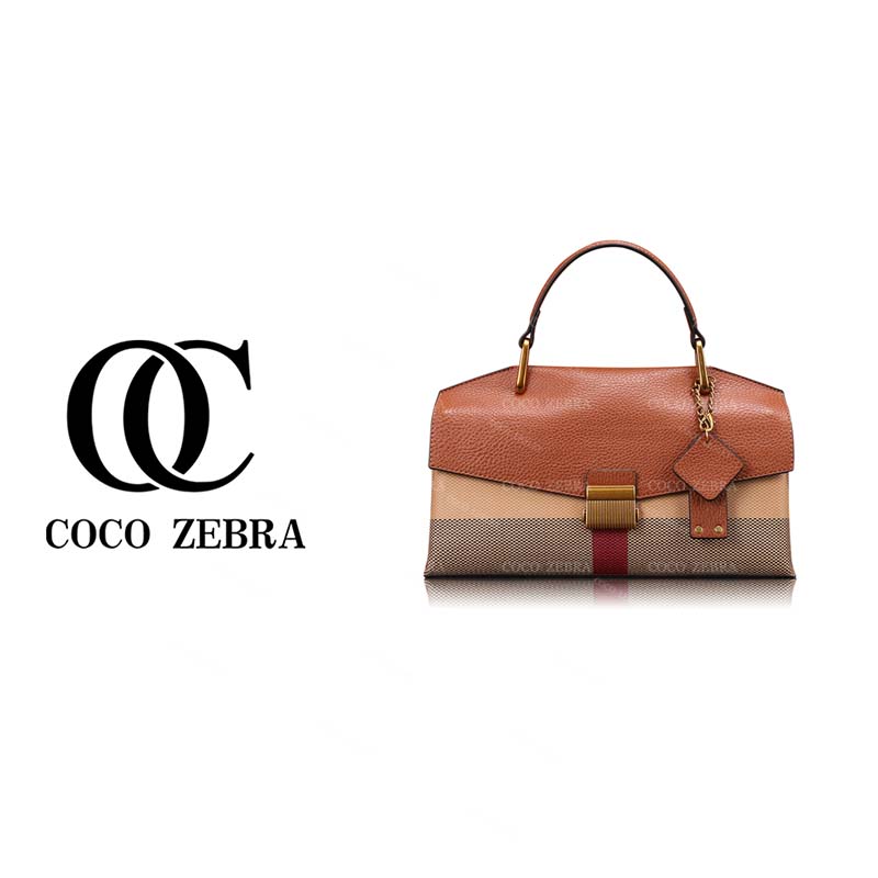 经典时尚百搭包包LNX-06295米黑格子