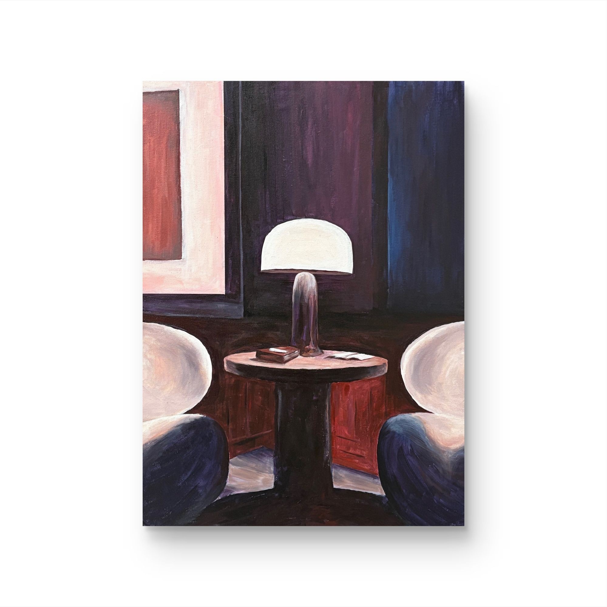 【蘑菇灯】孤品  “60*80” No.342 纯手绘装饰画