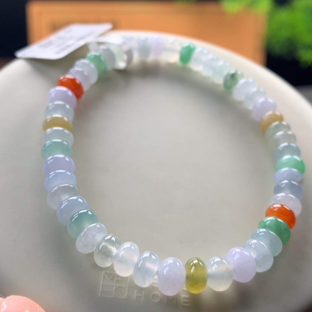 翡翠未镶嵌手链卡6