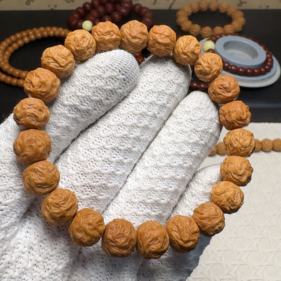 吊坠猴头核桃游龙单圈