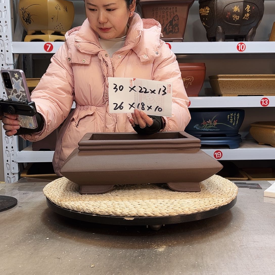 紫砂花盆紫砂花盆