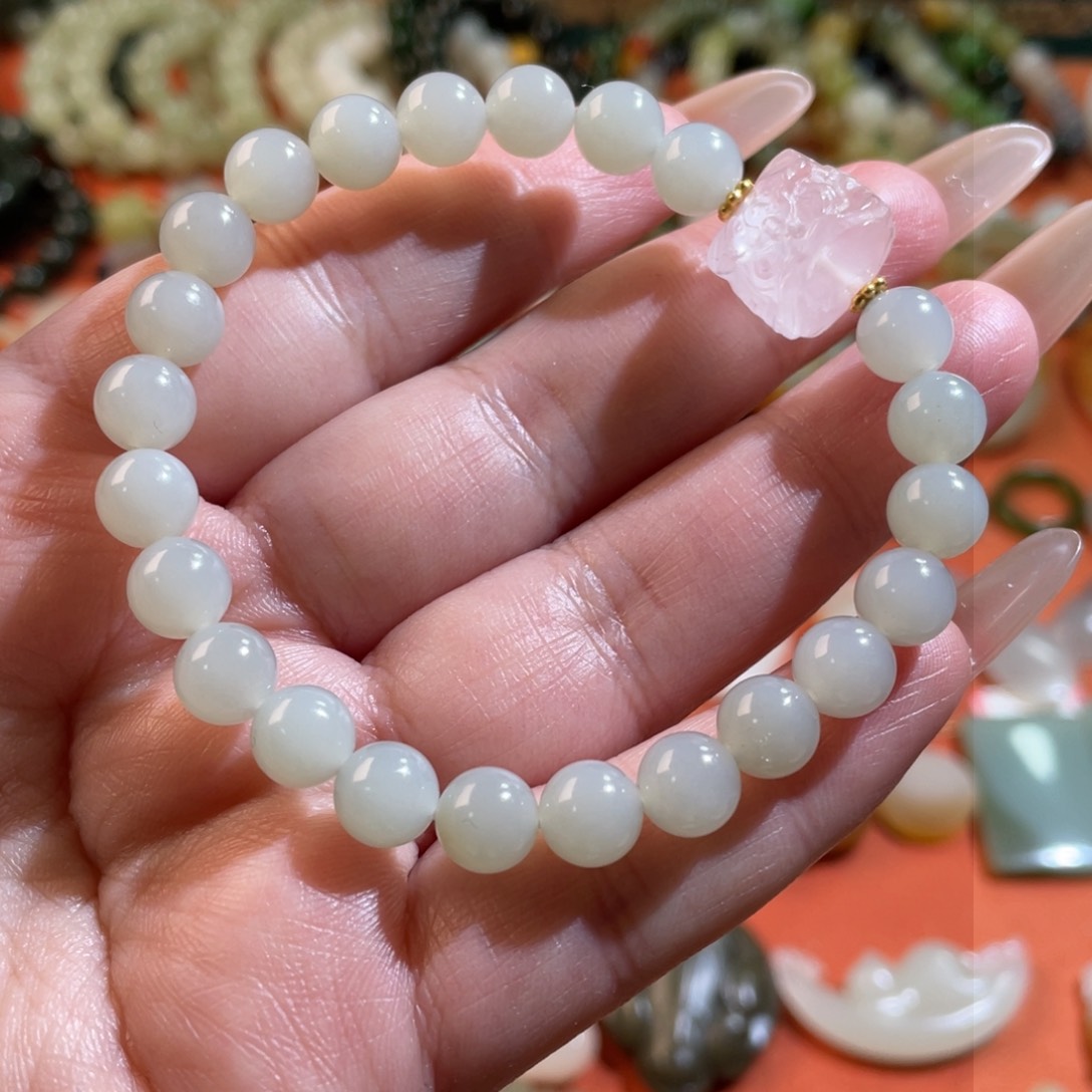 和田玉手链未镶嵌