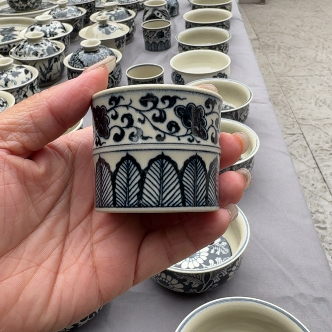 景德镇陶瓷手工手绘单杯