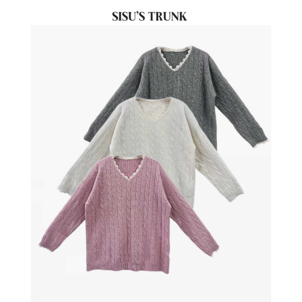 SISU 轻奢设计师款针织小众秋冬套头保暖毛衣