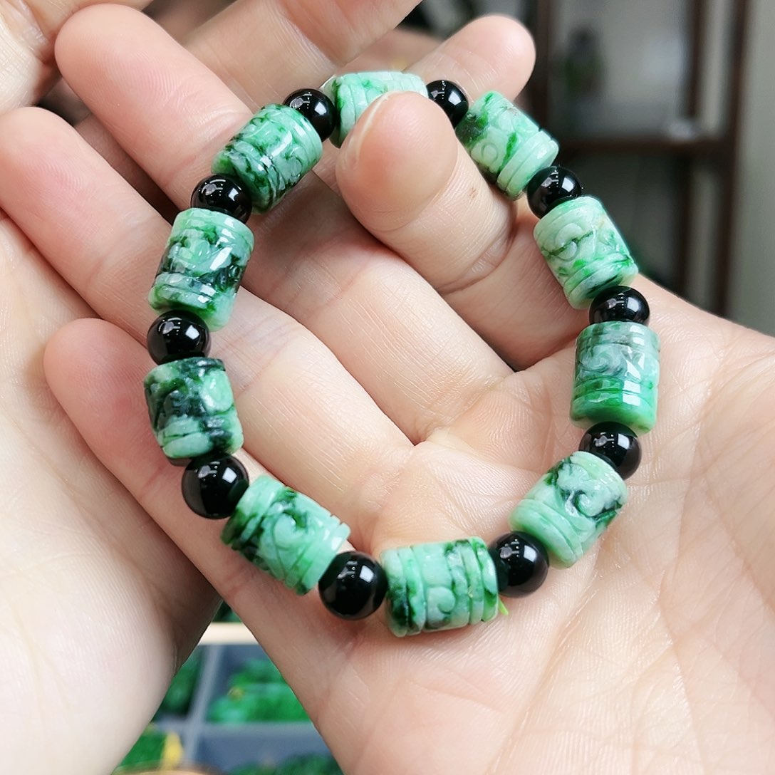 翡翠手链未镶嵌手链