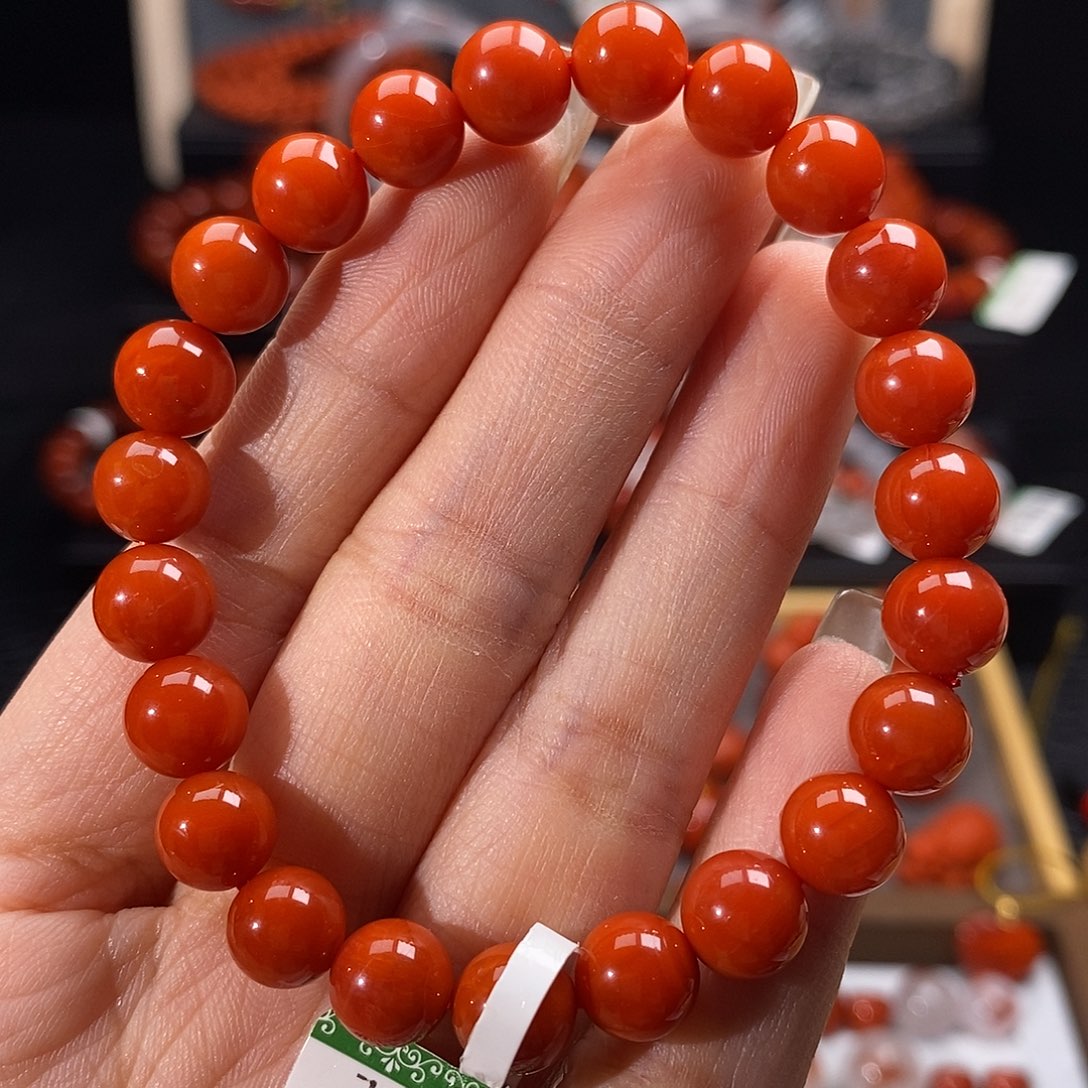 南红玛瑙未镶嵌四川凉山手串8mm