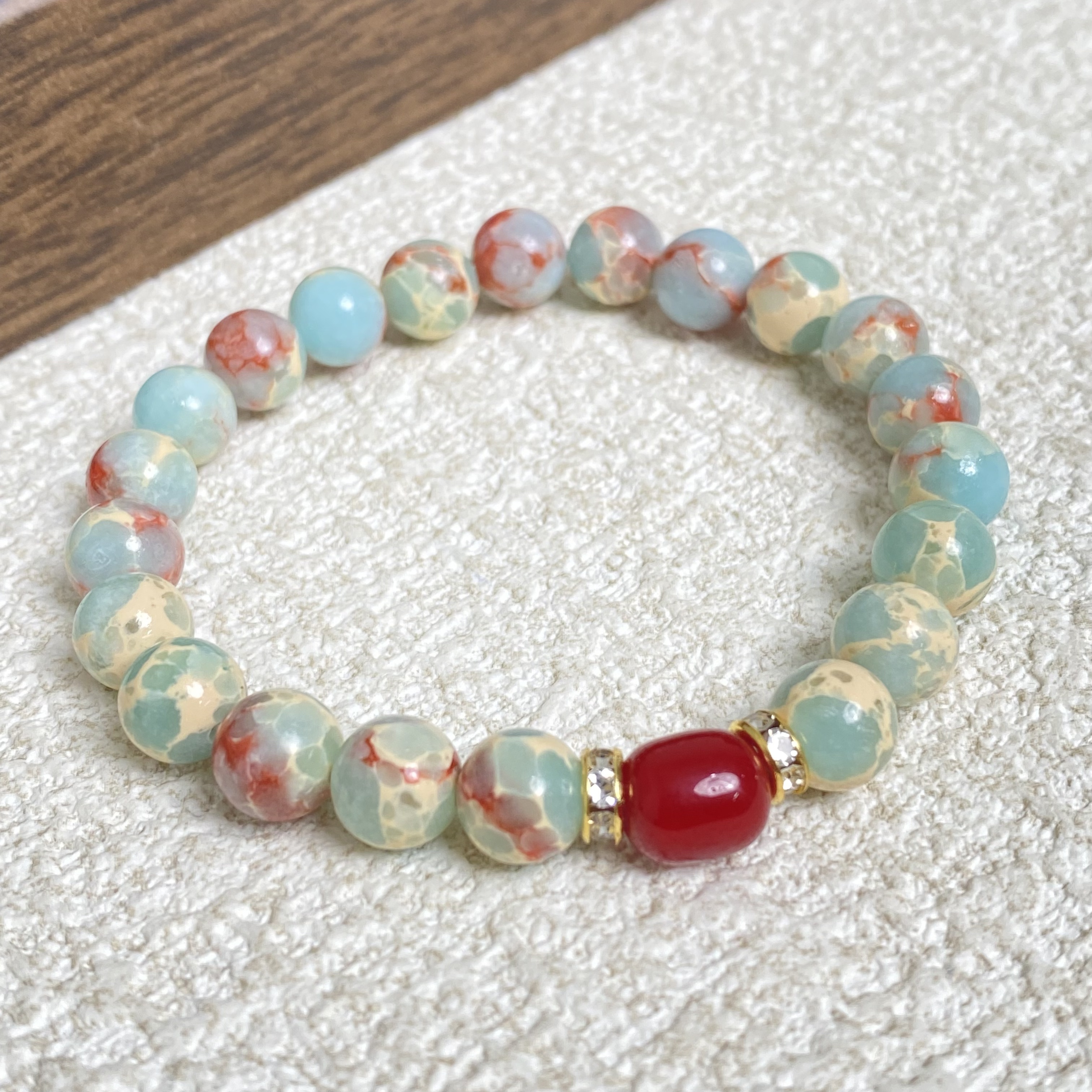 YHKINGS1760设计师款8m寿山单圈简约多样性发其一不带礼盒