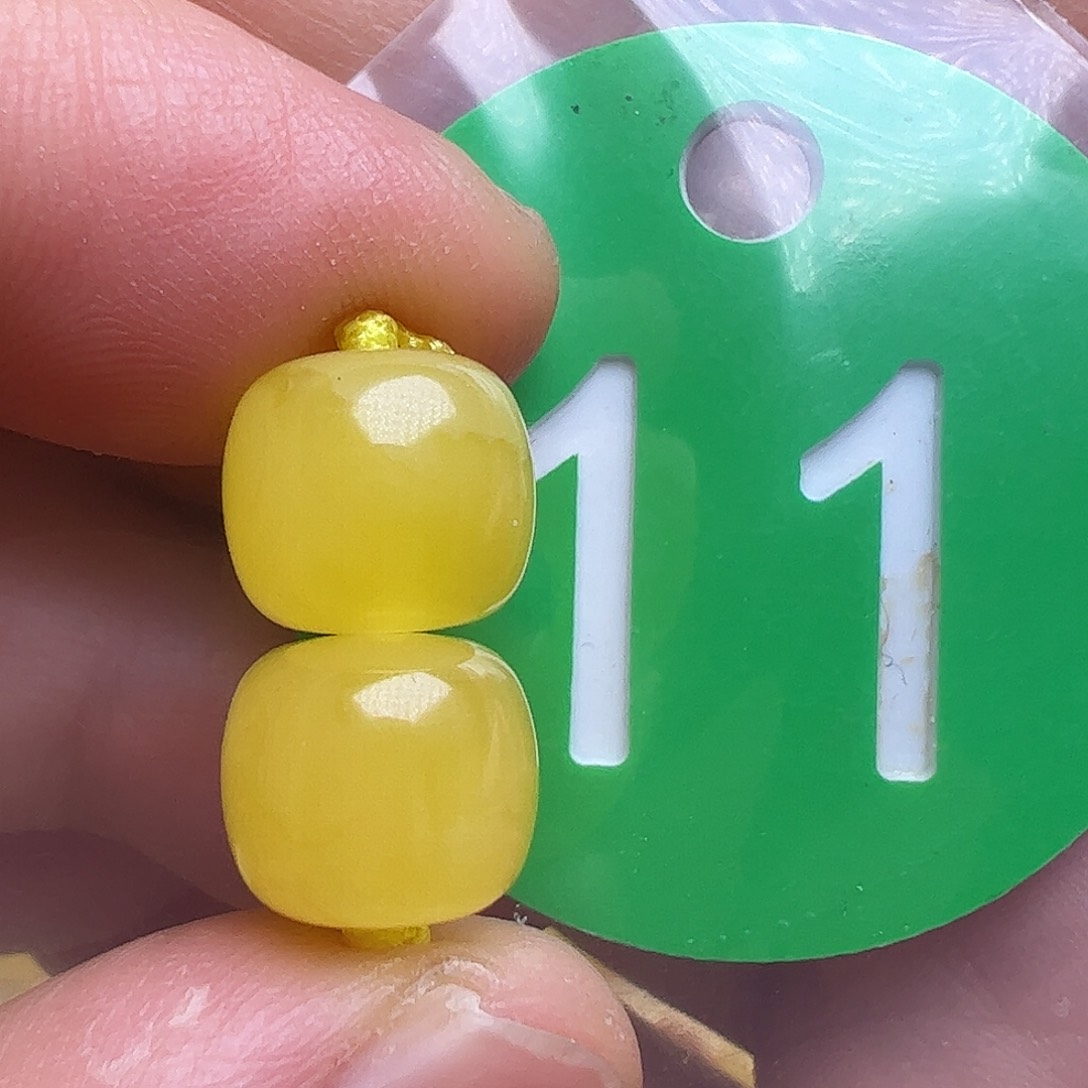 蜜蜡未镶嵌珠宝奇石9.5m m