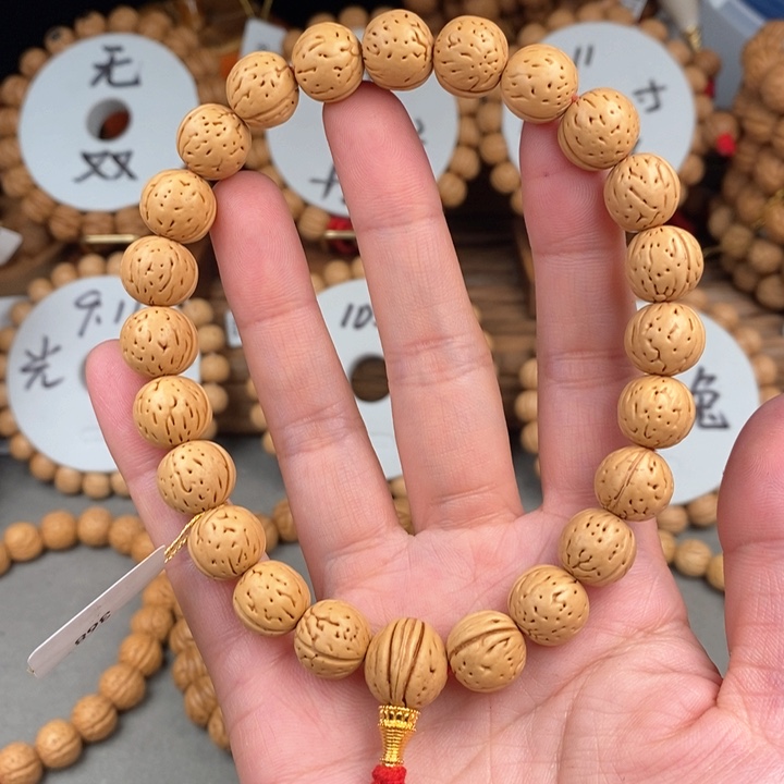 桃核手串用****0金蝉子12.5S抛光板尺寸误差0.5之间