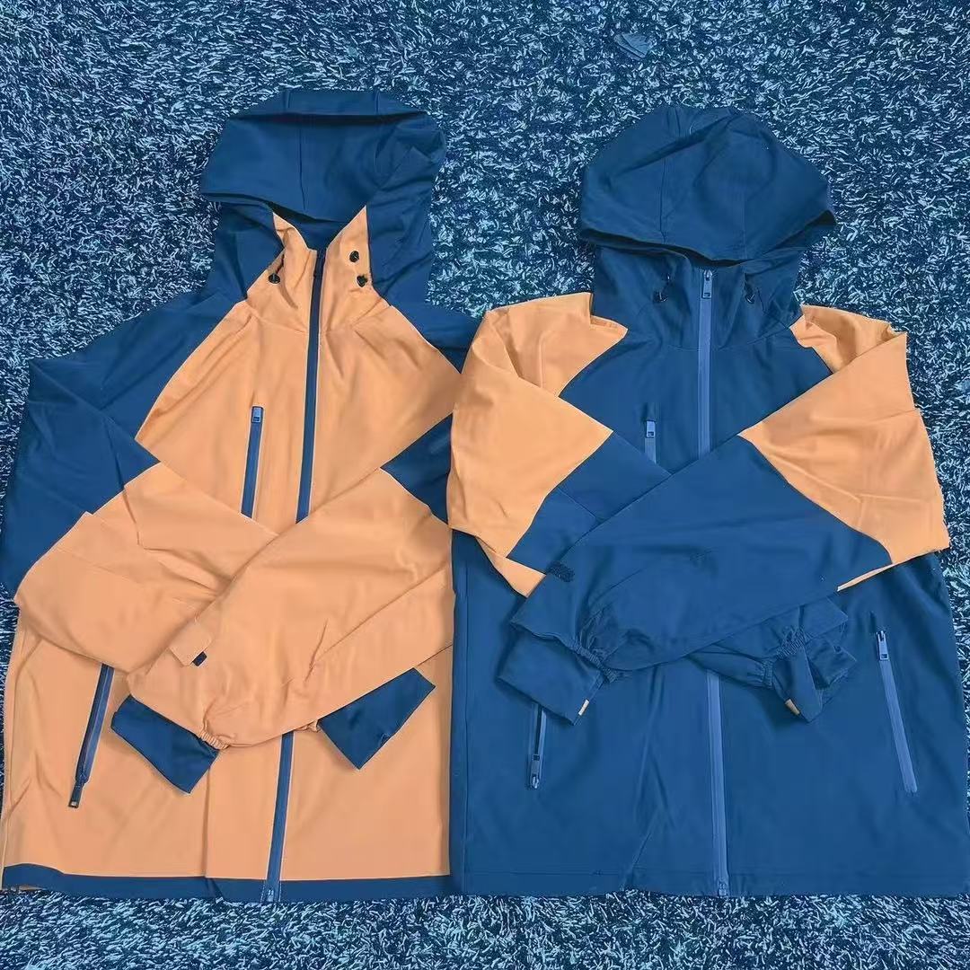 Sweet DD25新款双色连帽户外防风夹克冲锋衣