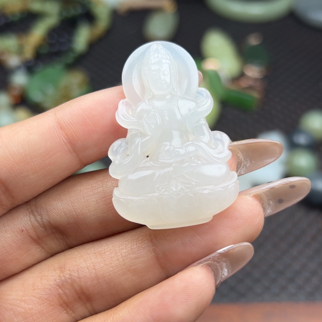 和田玉吊坠未镶嵌