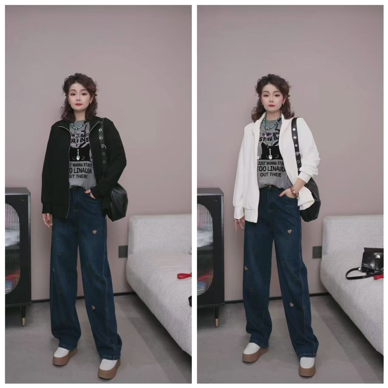 欧货【颗粒休闲外套】XS 5929【No退换】瑕疵品