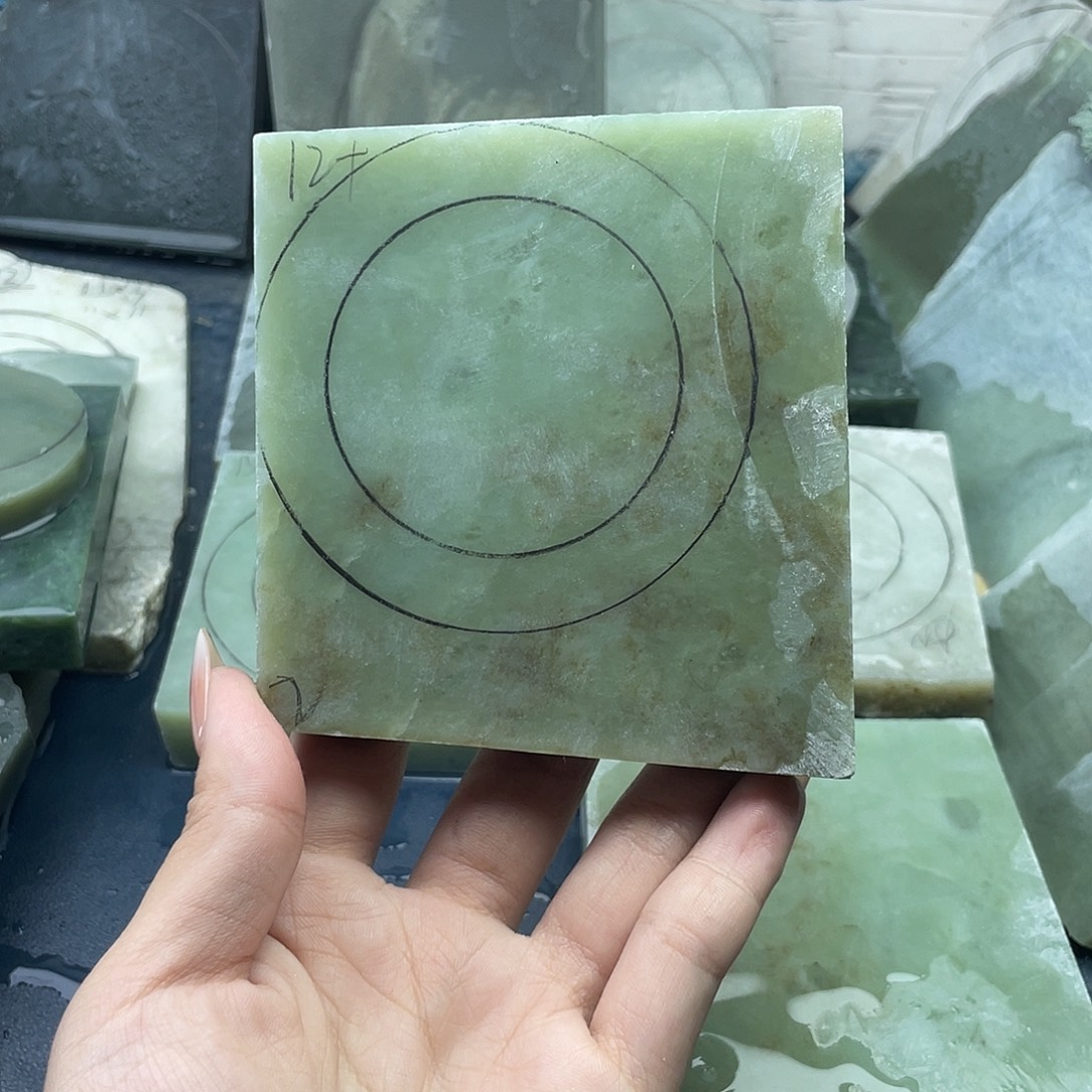 蓝***天定制和田玉定制手镯