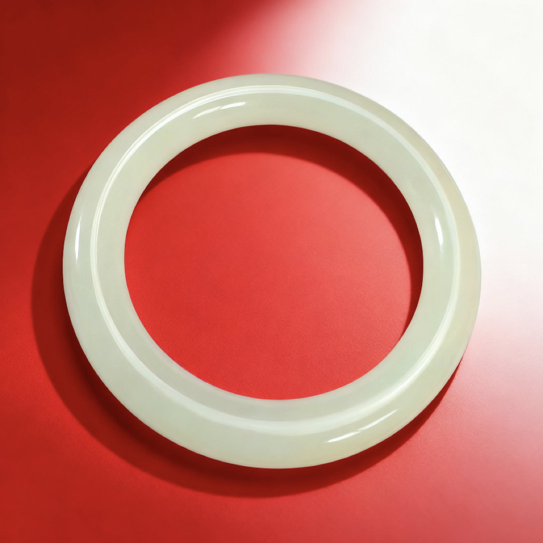 【陈阳专属】.家居中式典雅白手镯 A106+A58-CDN-1A