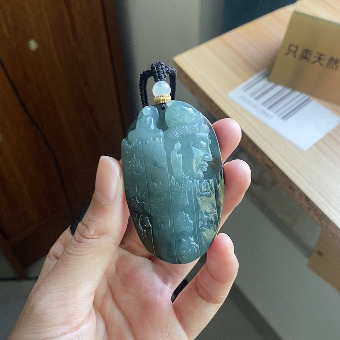 【闪购商品】颈饰未镶嵌翡翠溜*灞天然缅甸A货翡翠