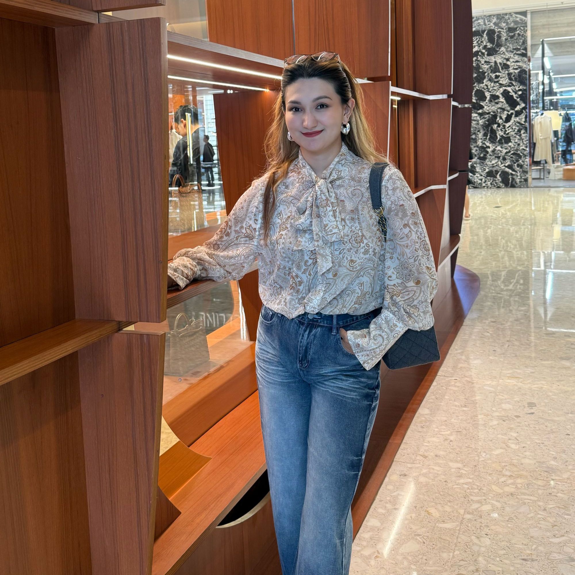 BARNE VINE腰果花舒适百搭衬衣